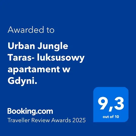 Lejlighed Urban Jungle Taras- Luksusowy W Gdyni. *
